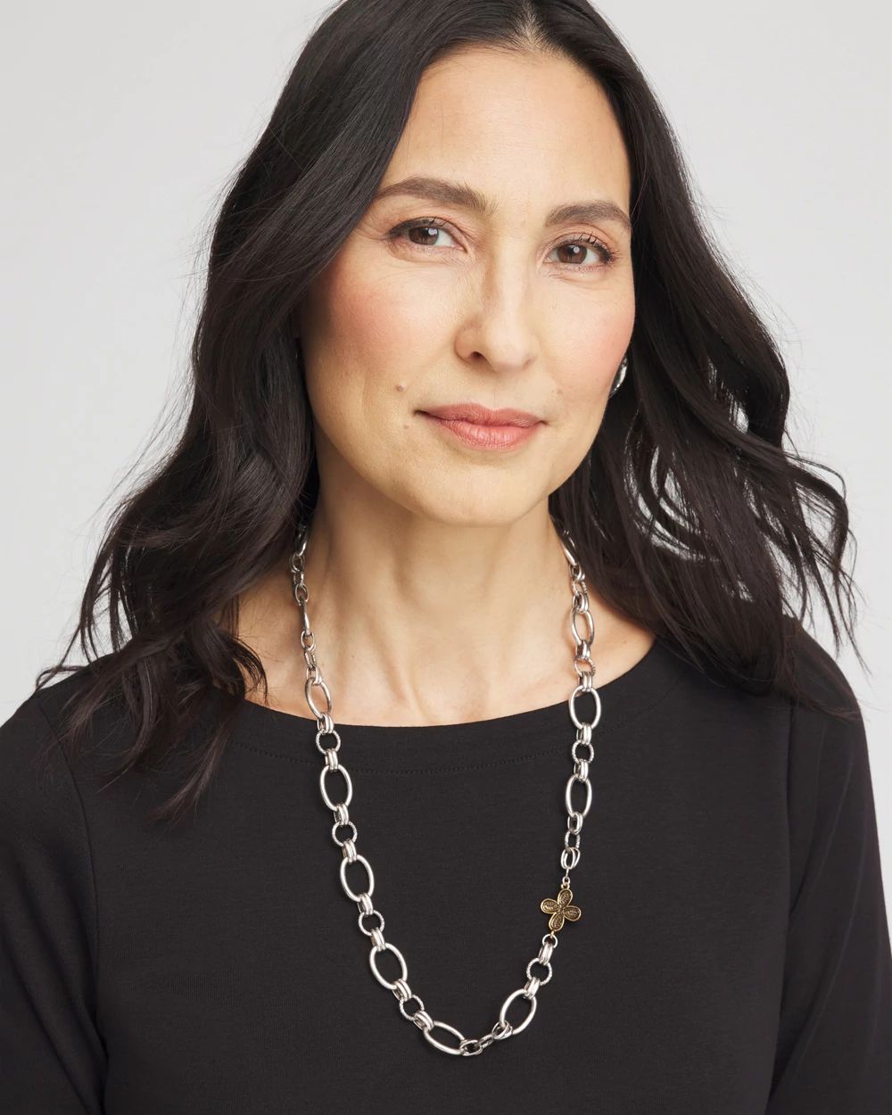 Mixed Metal Convertible Necklace | Chico's Mixed Metal Convertible Necklace | Chico's